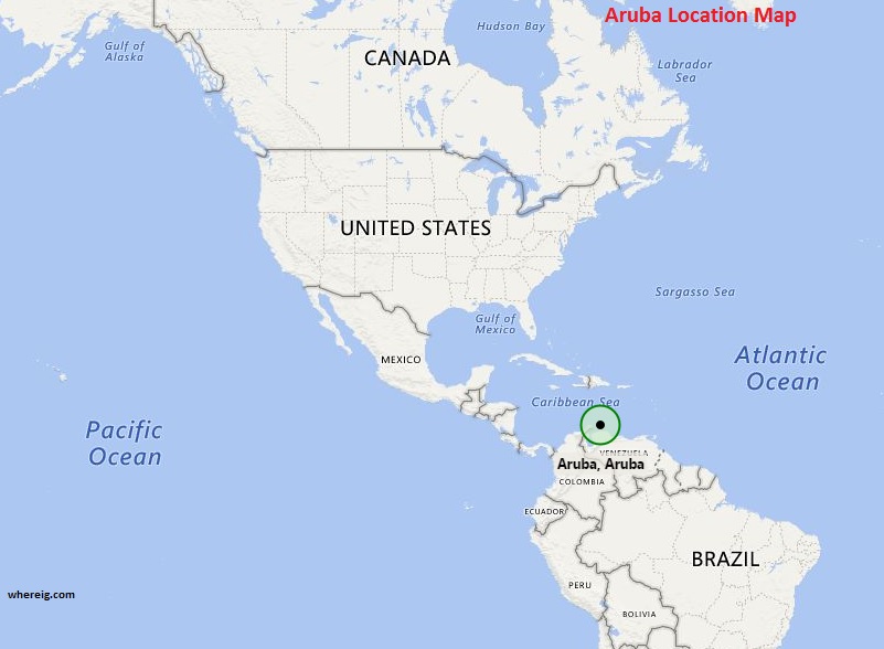 Where Is Aruba Where Is Aruba Located In The World Map