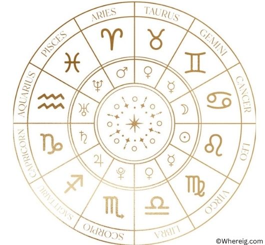 12 zodiac Symbols