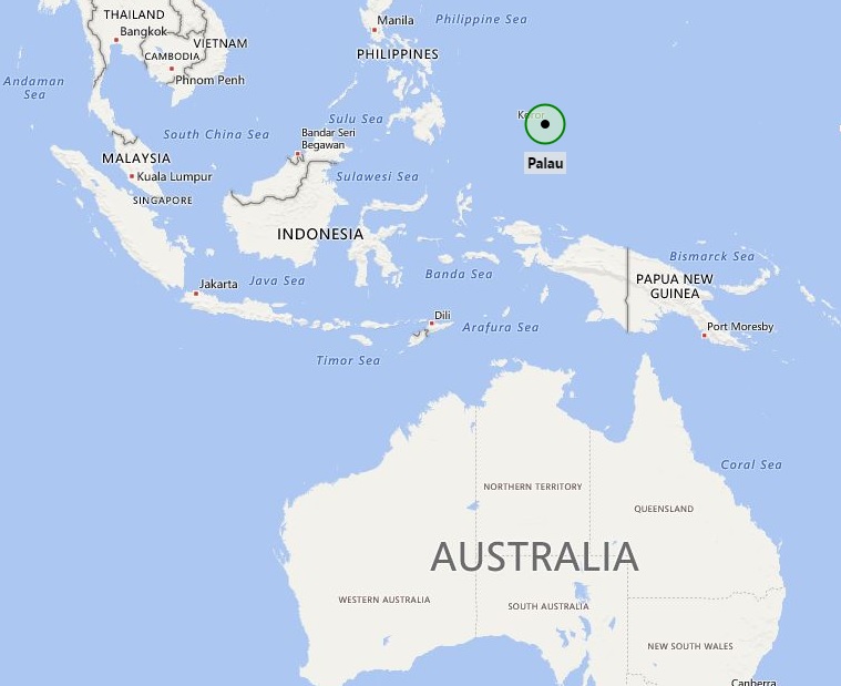 Palau location