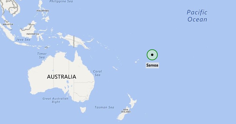 Where Is Samoa Where Is Samoa Located On The Map