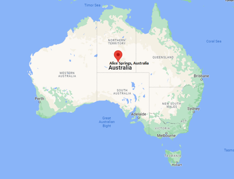 Where is Alice Springs, Australia