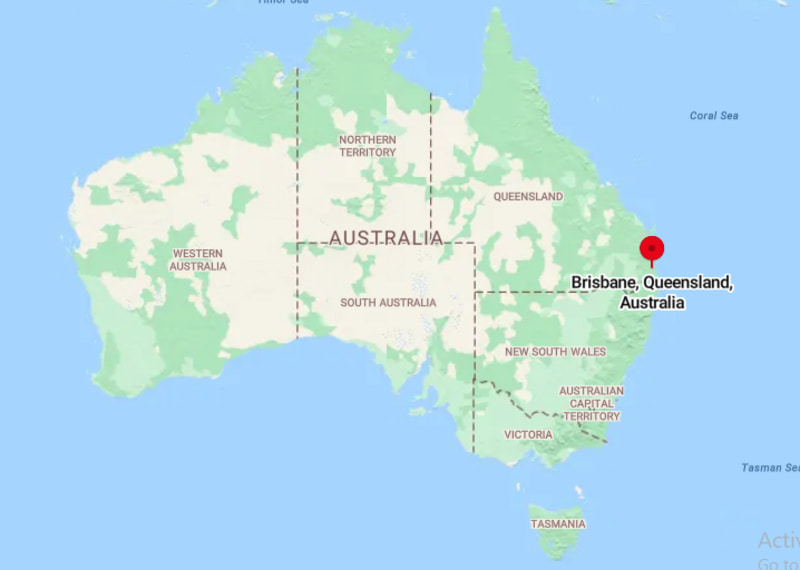 Where is Brisbane, Australia