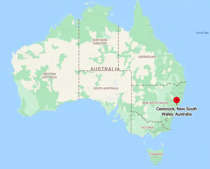 Where is Cessnock, Australia