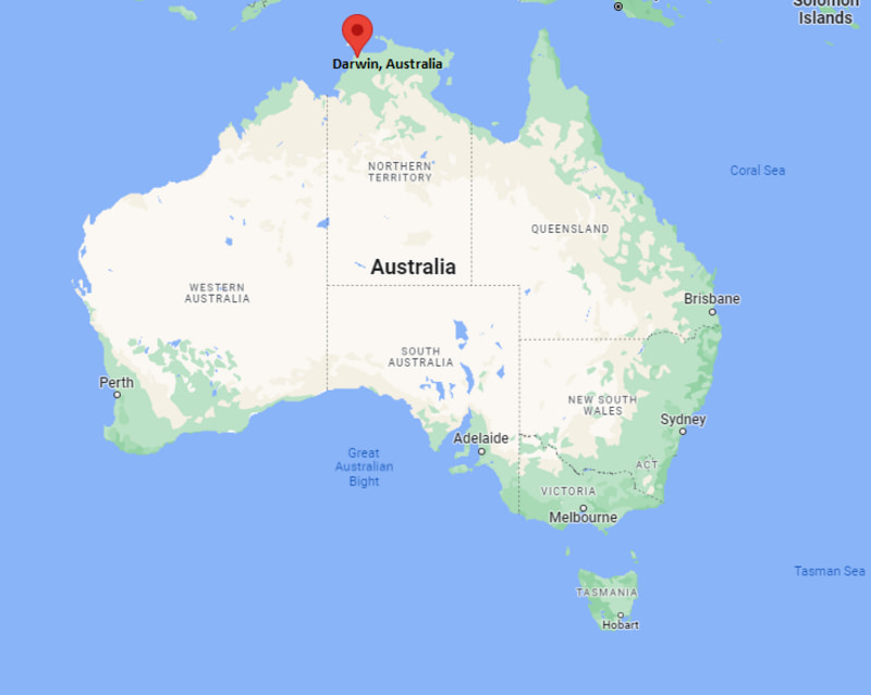 Where is Darwin, Australia