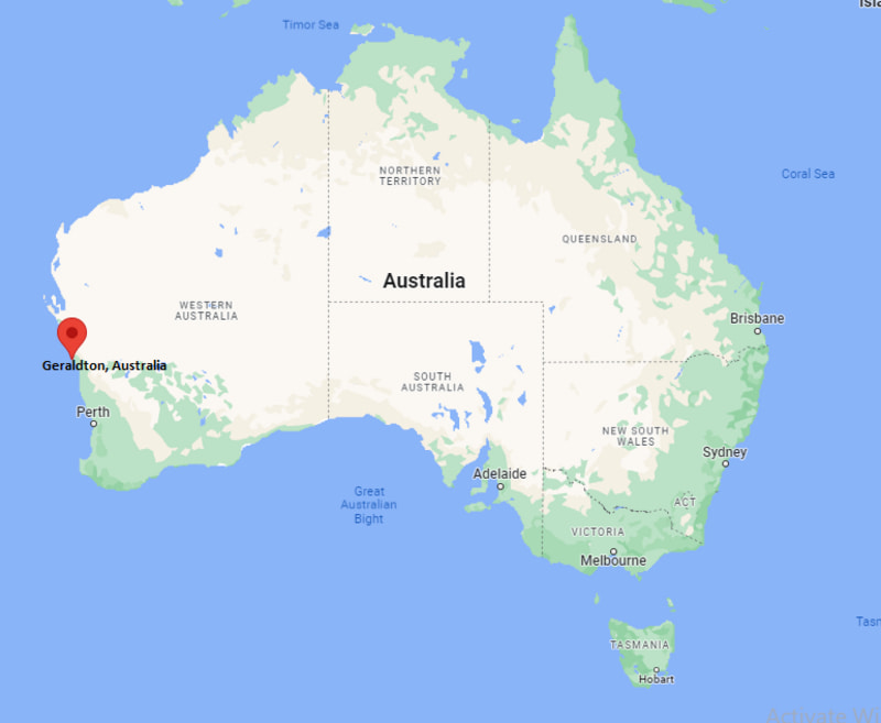 Where is Geraldton, Australia