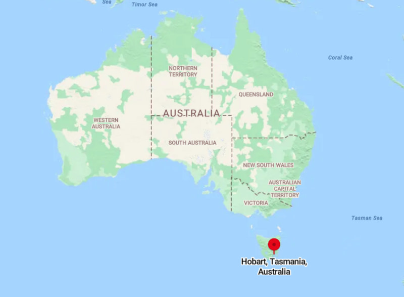 Where is Hobart, Australia