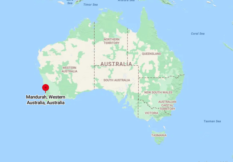 Where is Mandurah, Australia