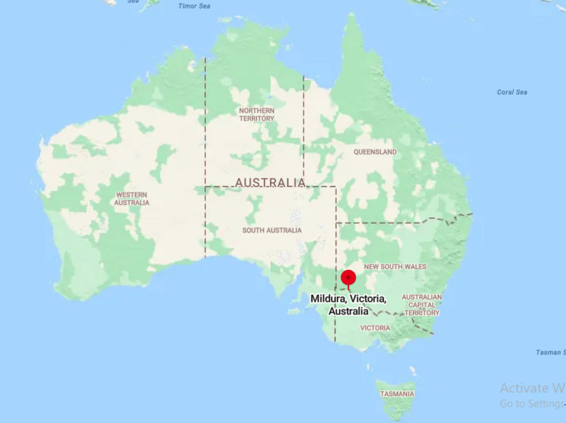 Where is Mildura, Australia