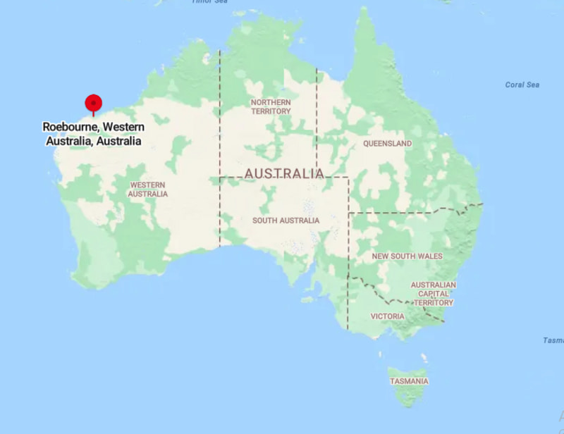 Where is Roebourne, Australia