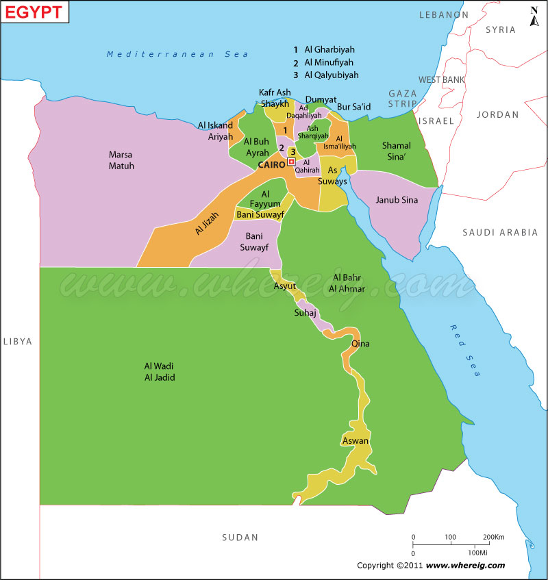 Egypt Map