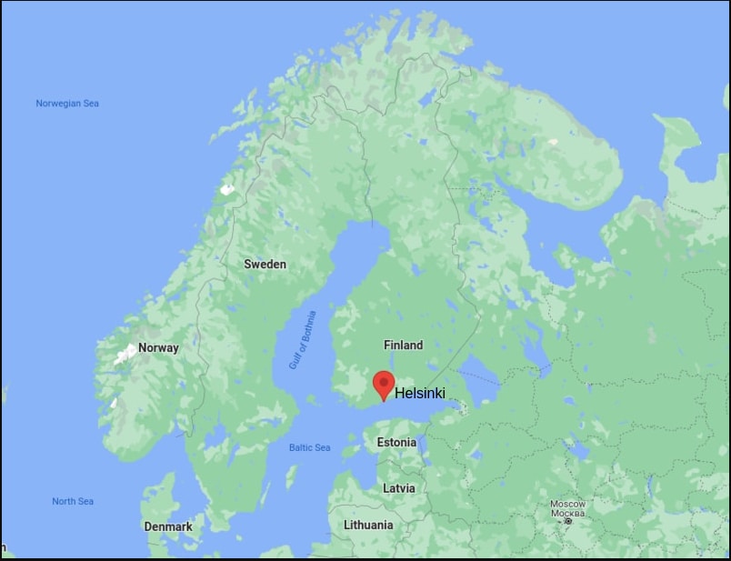 Where is Helsinki, Finland