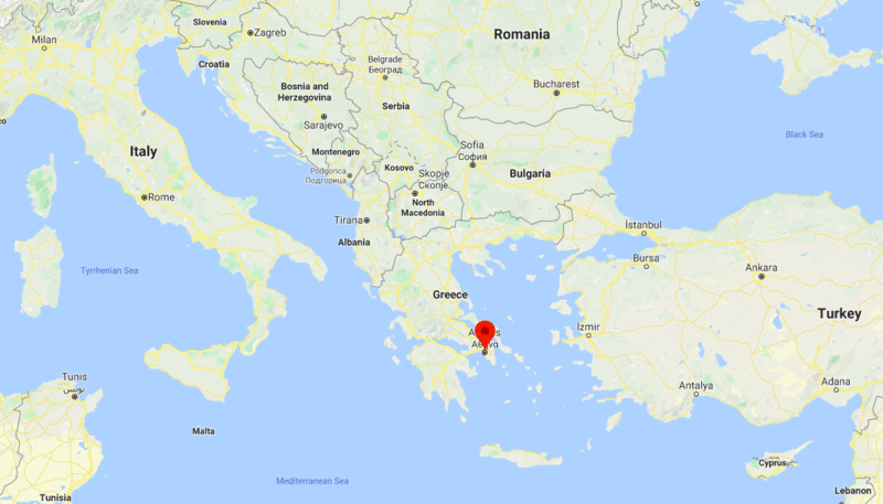 Where Is Athens Greece Athens Location Map