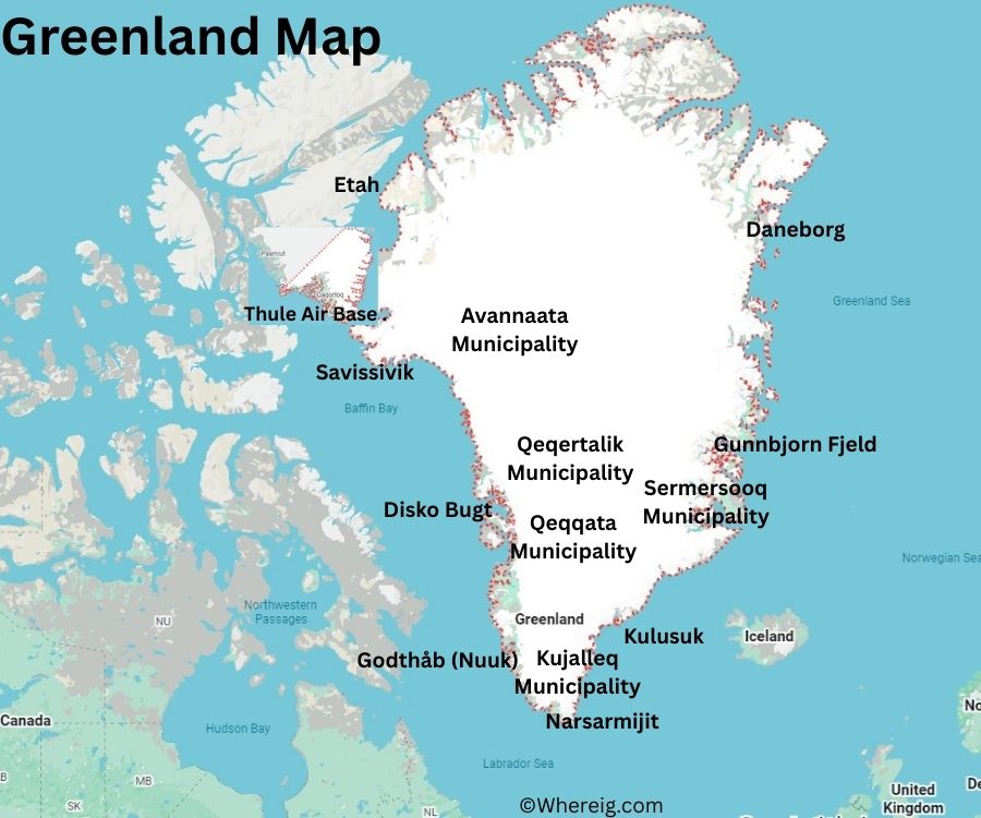Greenland Map