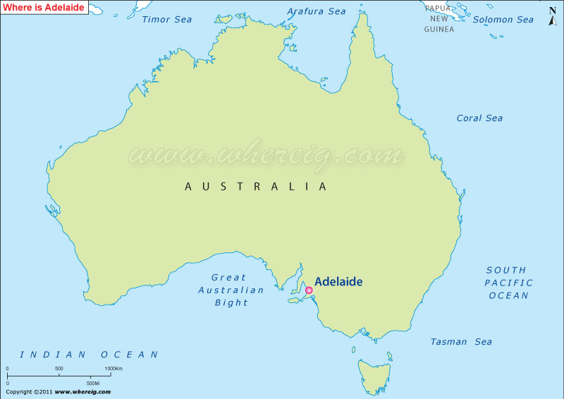 Where is Adelaide, Australia