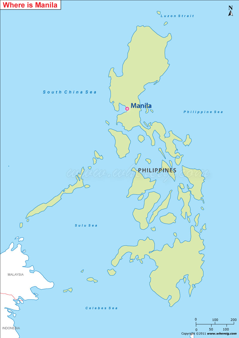 Philippines In World Map Location