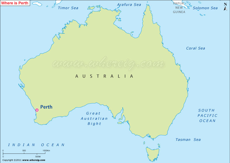 Dove si trova Perth, Australia