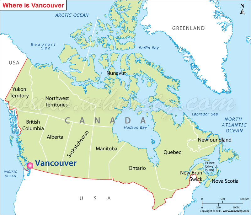 map of vancouver canada Where Is Vancouver Canada Where Is Vancouver Located In The Map