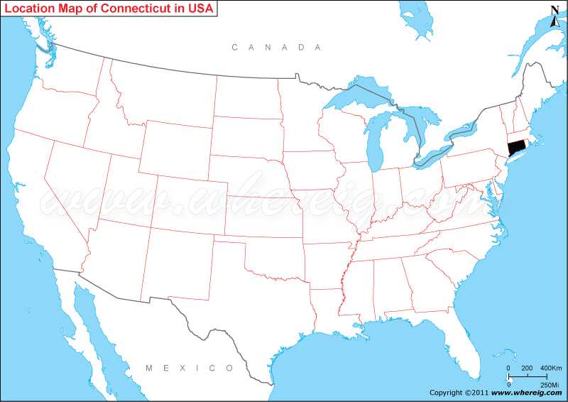 Where is Connecticut Where is Connecticut