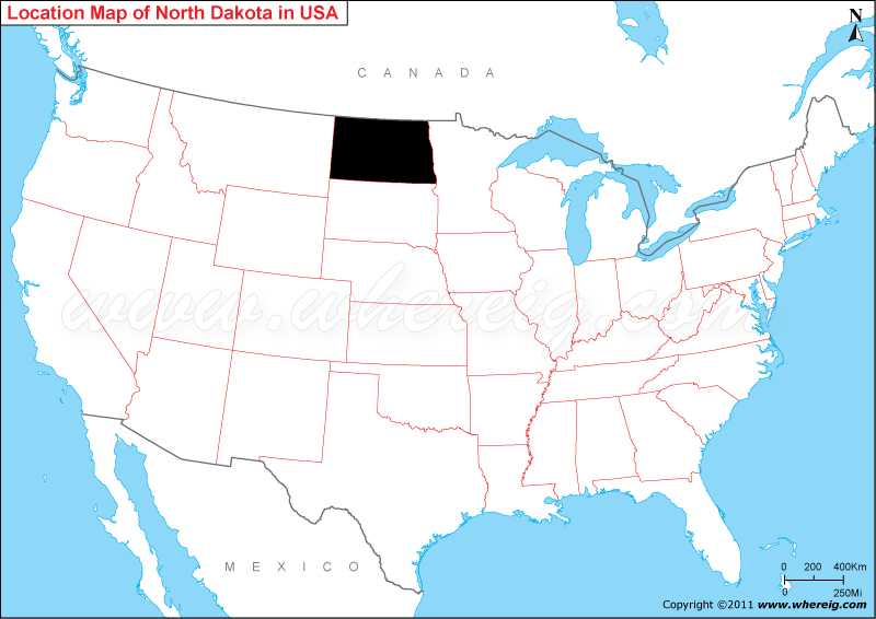 Where is North Dakota