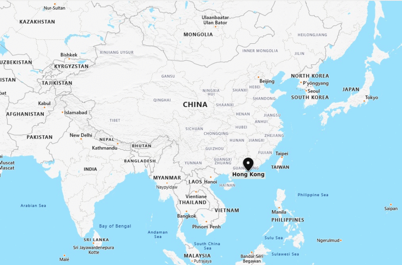Where Is Hong Kong Hong Kong Location Map Hong Kong In Asia