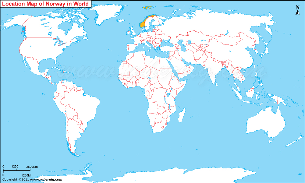 Where Is Norway Where Is Norway Located In The World Map