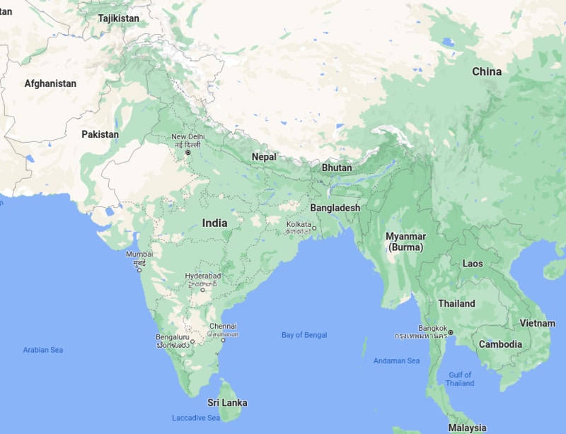 India Google Map