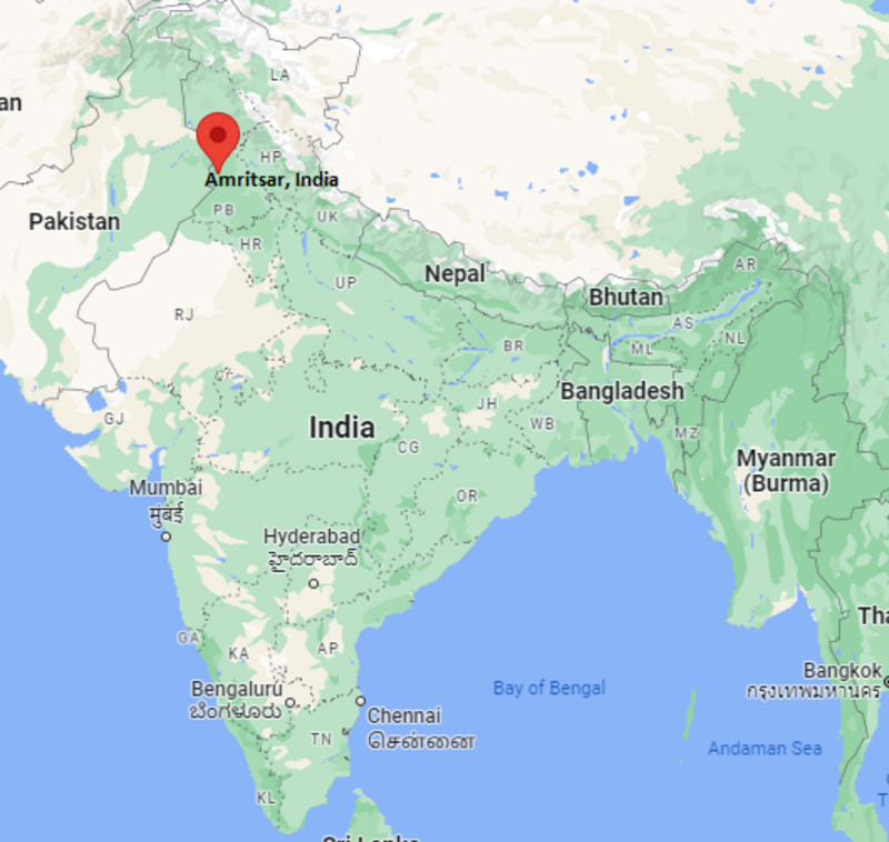 Where is Amritsar, India Where is Amritsar, India