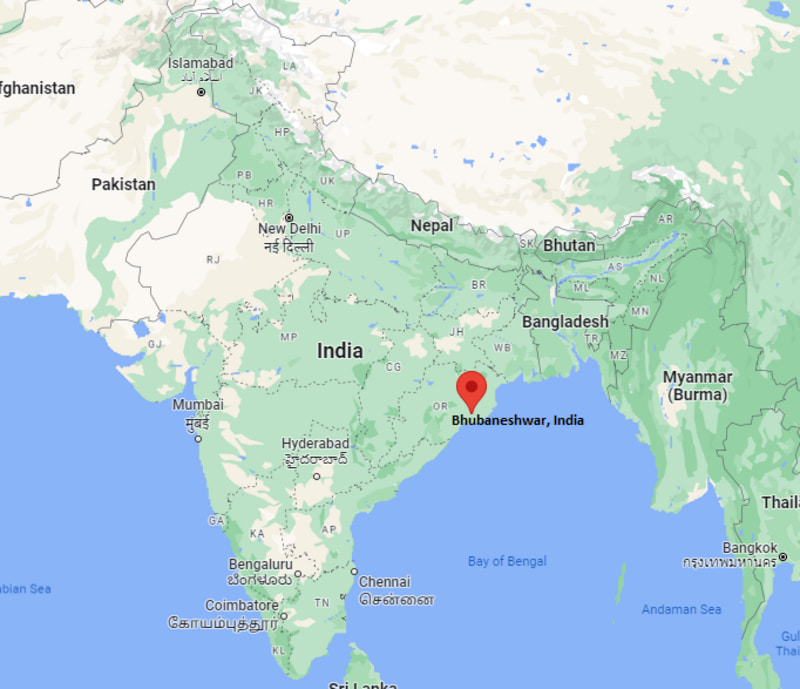 Where is Bhubaneshwar, India