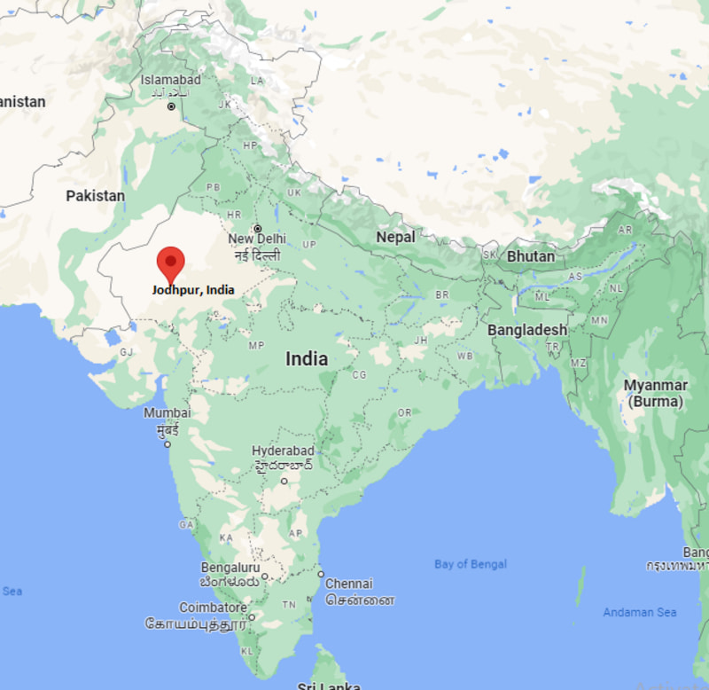 Where is Jodhpur, India Where is Jodhpur, India