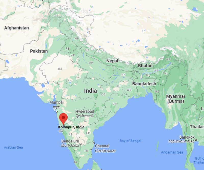 Where is Kolhapur, India Where is Kolhapur, India