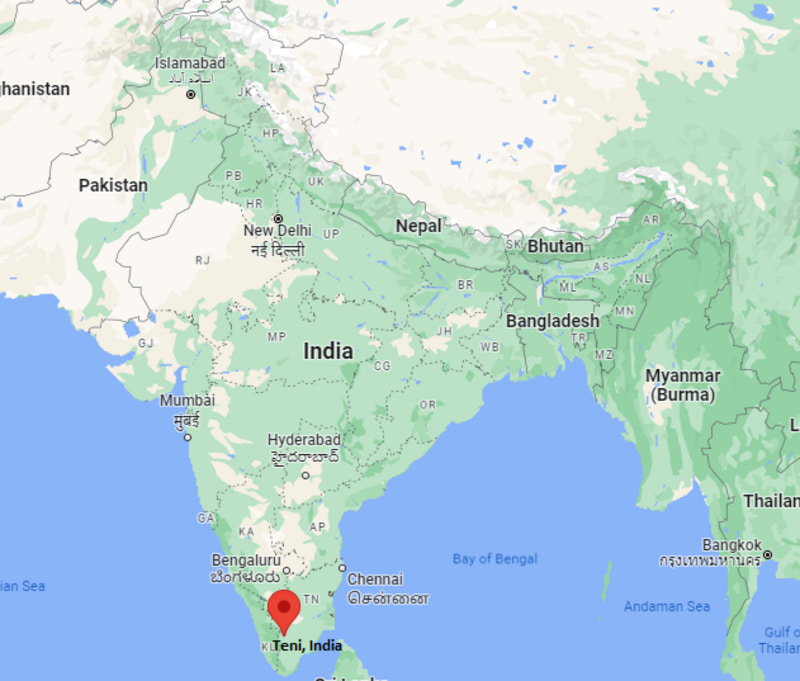 Where is Teni, India