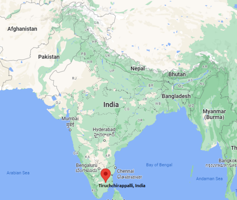 Where is Tiruchchirappalli, India