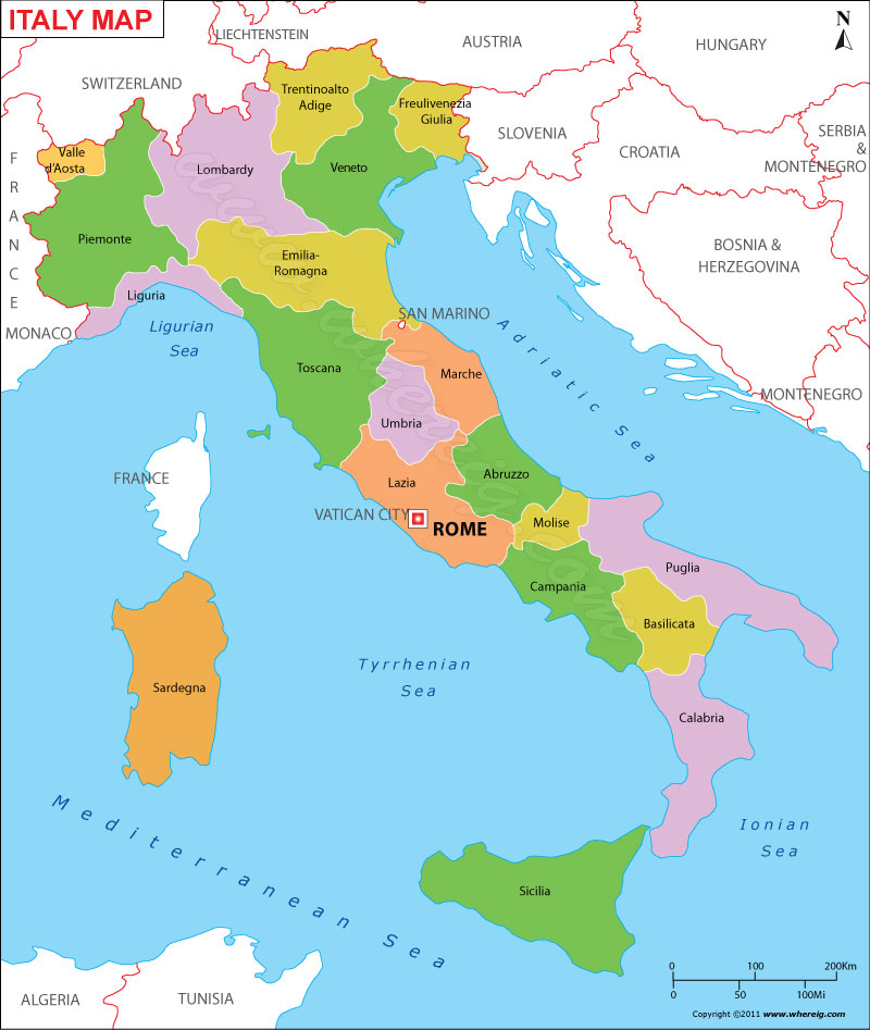 Italy Map