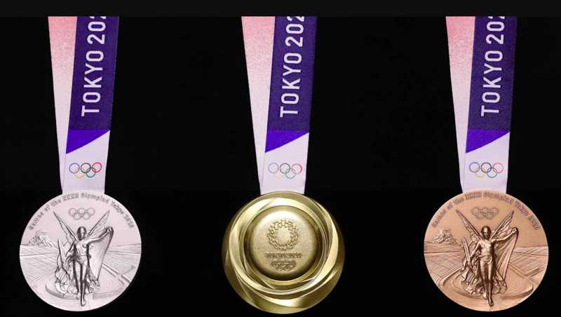 Tokyo 2020 Olympics Gold, Silver, Bronze Medals