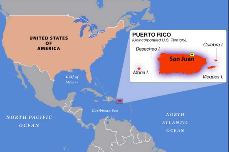 Puerto Rico Map