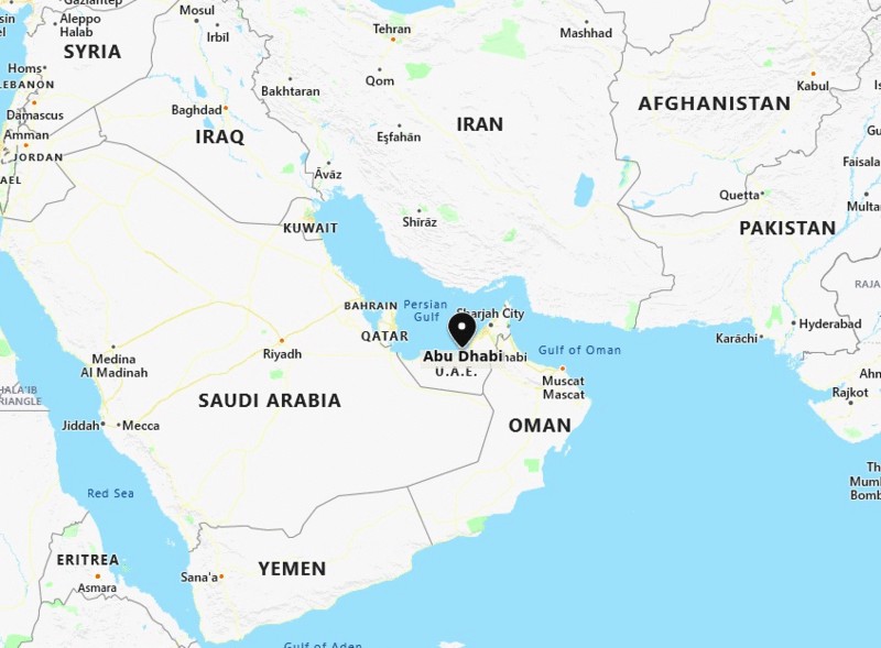 Абу даби где находится страна на карте мира фото и названия и описание