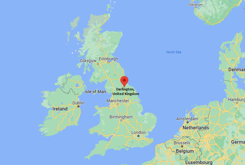 Where is Darlington, United Kingdom