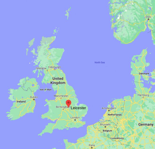 canta Una efectiva Mitones leicester mapa Andrew Halliday Anónimo Fértil