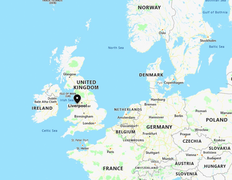 Where is Liverpool, UK? | Where is Liverpool Located in UK Map