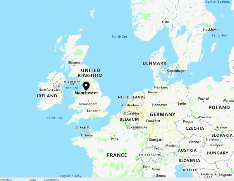 Where is Manchester, England, UK