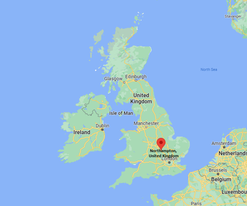 Where is Northampton, United Kingdom
