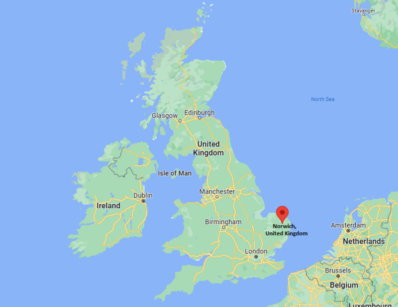 Where is Norwich, United Kingdom