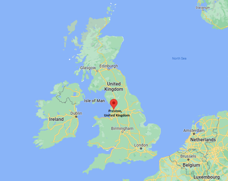 Where is Preston, United Kingdom