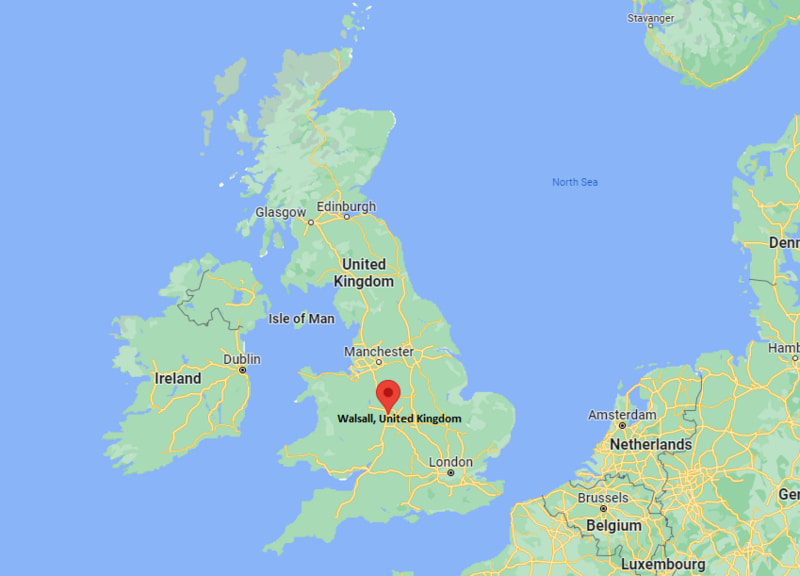 Where is Walsall, United Kingdom Where is Walsall, United Kingdom
