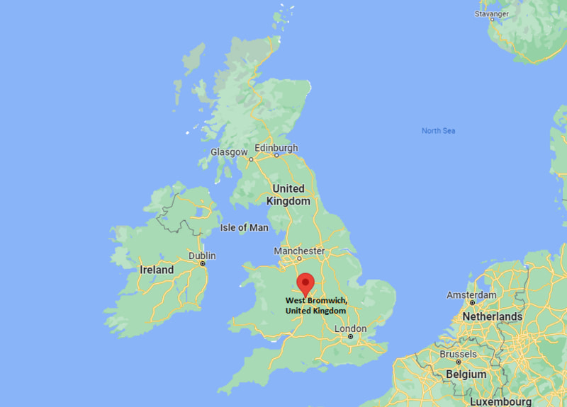 Where is West Bromwich, United Kingdom