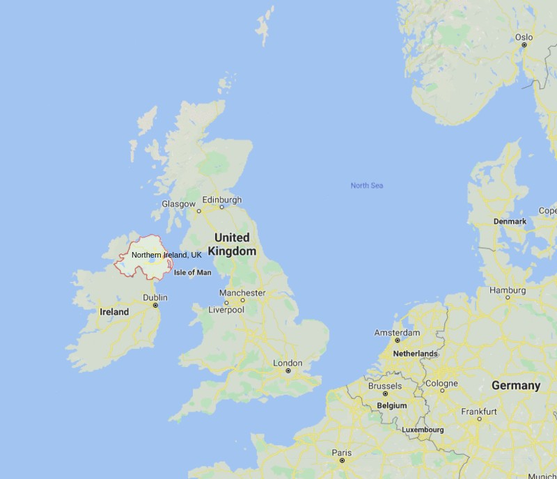 Where is Northern Ireland, UK