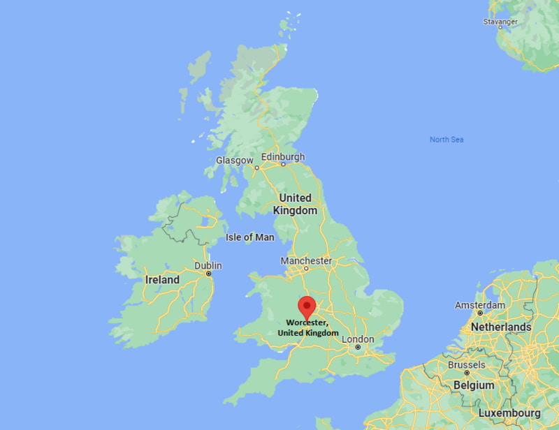 Where is Worcester, United Kingdom