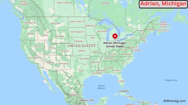Where is Adrian Located in Lenawee County, Michigan