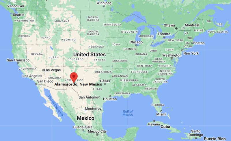 Where is Alamogordo, New Mexico