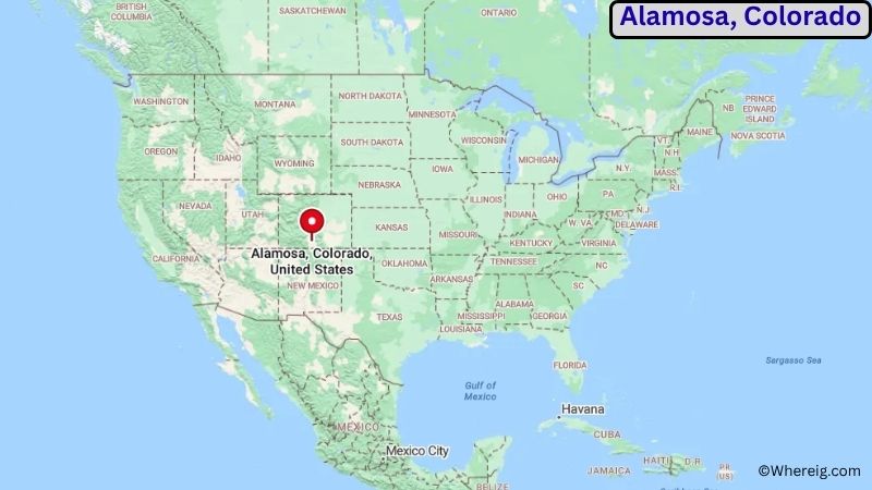 Where is Alamosa Located in Alamosa County, Colorado